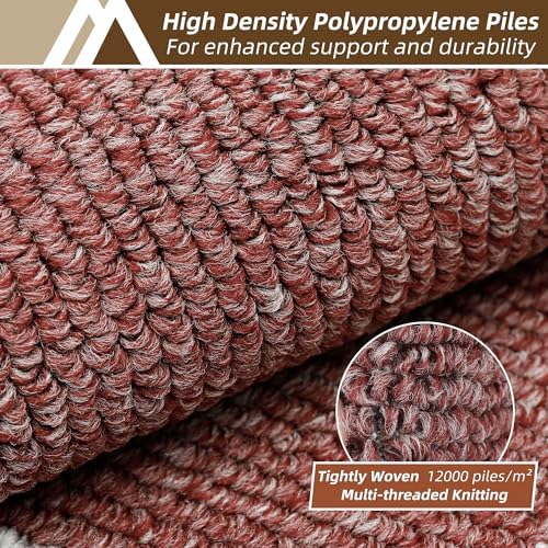 COSY HOMEER Kitchen Rugs Sets of 2 Non-Slip Washable - Image 2