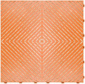 Swisstrax Ribtrax Smooth PRO Garage Tiles, Tropical Orange by Swisstrax