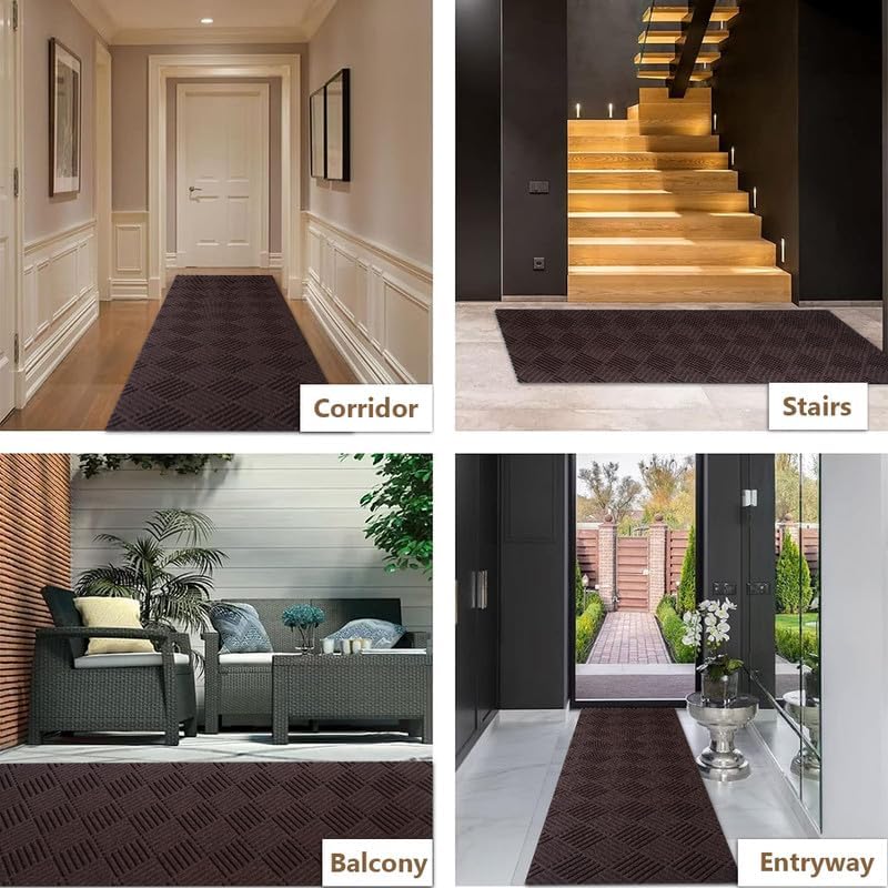 Petgrow Hallway Runner Rug 3FTX13FT, Super Skid Resistant TPR Backing Area Rug - Image 6