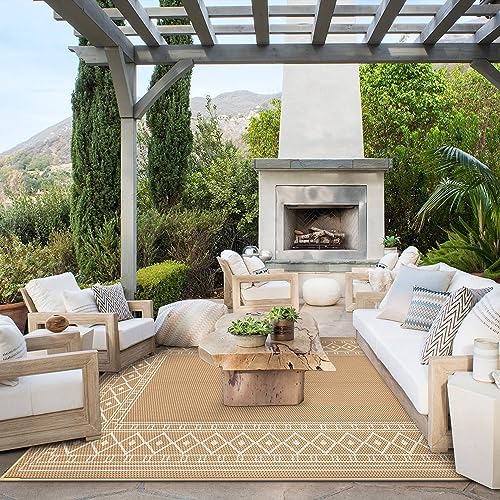 GENIMO Outdoor Rug, Waterproof Plastic Rugs - Image 2