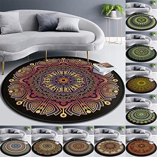 Chair Mat for Hardwood Floor Anti-Slip Floor Protector Round Gaming Computer - Image 4