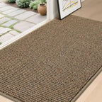 BEQHAUSE Dirt Trapper Door Mat 36" x 60", Non-Slip Washable Doormats by BEQHAUSE