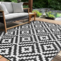 Kalafun Outdoor Patio Plastic Straw Rug, 6x9 ft by Kalafun