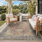 GENIMO Indoor Outdoor Rug, Washable by GENIMO