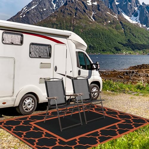 GENIMO Outdoor Rug, Waterproof Plastic Rugs - Image 6