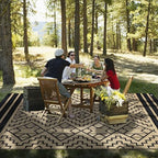 SAND MINE Reversible Mats, Plastic Straw Rug, Modern Area Rug, Large Floor Mat - Image 6