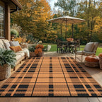 GENIMO Fall Decor Outdoor Rug, Plastic Rugs - Image 5