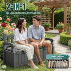 Devoko 80 Gallon Storage Bench Deck Box Waterproof&Lockable - Image 6