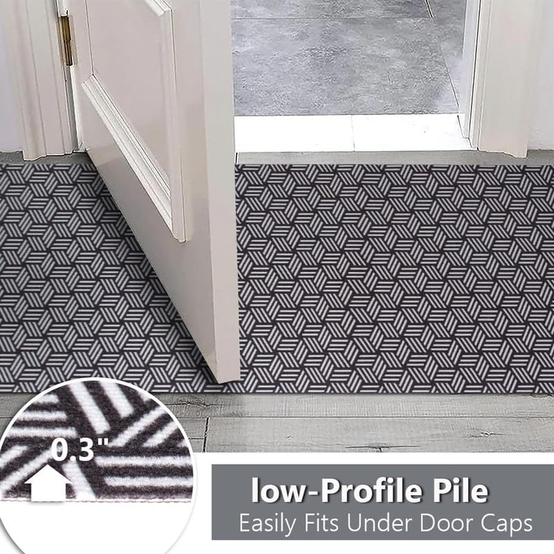 Petgrow Heavy Duty Hallway Runner Rug 2FTX8FT, Custom Size Backed Non-Slip Area - Image 4