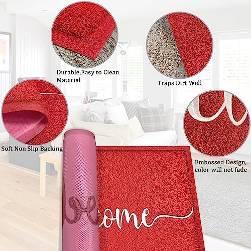 AAZZKANG Red Door Mat Large 48"x18" - Image 4