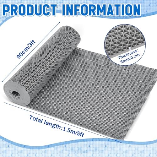 Reallnaive 3ft x 5ft Pool Mat Non Slip Drainage Mats Swimming Pool Floor Deck - Image 2