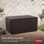 Keter Marvel 71 Gal Outdoor Storage Box - Image 6