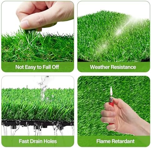 216 PCS Interlocking Artificial Grass Tiles - Image 6
