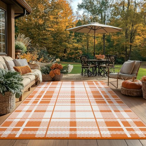GENIMO Fall Decor Outdoor Rug, Plastic Rugs - Image 6