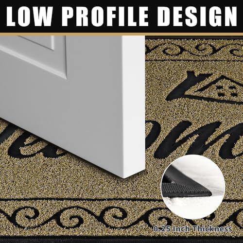 Yimobra Artificial Grass Welcome Mat, 29.5 x 17 in - Image 5