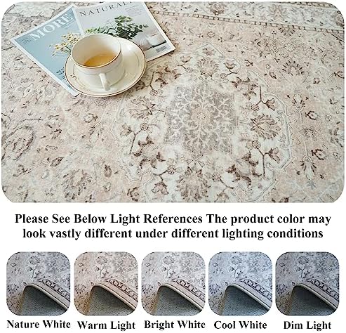 Washable 2x8 Hallway Runner Rug: Vintage Water Resistant Kitchen Entryway Rug - Image 3