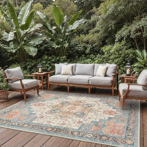 GENIMO Indoor Outdoor Rug, Washable - Image 6