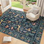 DUKINO 3x5 Rug, Washable Animal Area Rug - Image 3