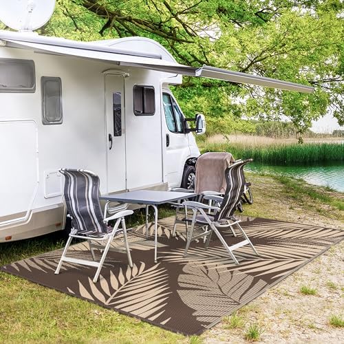 GENIMO Outdoor Rug, Waterproof Plastic Rugs - Image 5
