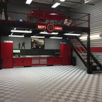 Swisstrax Ribtrax PRO Garage Floor Tiles, Pearl Silver - Image 4