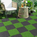 Plastic Interlocking Deck Tiles, 44 Pack, Simulated Gravel, Non-Slip Patio - Image 6