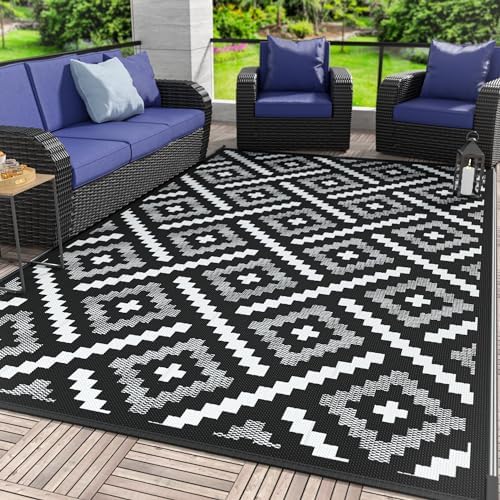 GENIMO Outdoor Rug, Waterproof Plastic Rugs by GENIMO