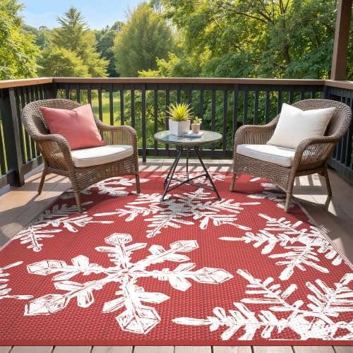 GENIMO Outdoor Rug, Waterproof Plastic Rugs - Image 3