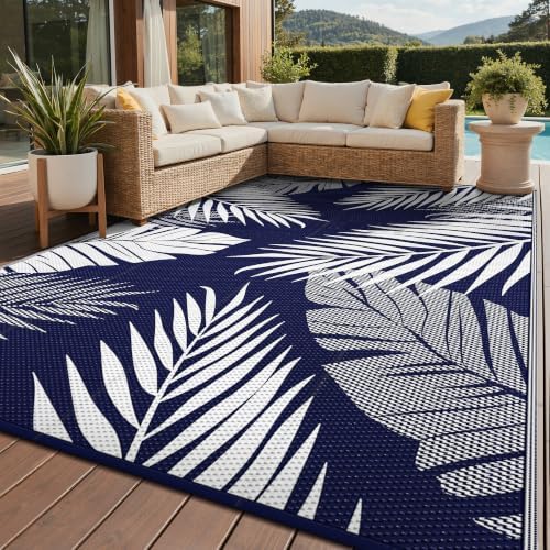 GENIMO Outdoor Rug, Waterproof Plastic Rugs by GENIMO