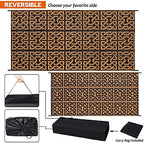 SAND MINE Reversible Mats, Plastic Straw Rug, Modern Area Rug, Large Floor Mat - Image 4