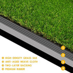 Realistic Artificial Grass Rug 11 FT x 18 FT Fake Faux Turf Grass, 0.8"" Indoor - Image 6