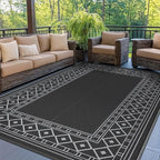 GENIMO Outdoor Rug, Waterproof Plastic Rugs by GENIMO