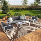 GENIMO Outdoor Rug, Waterproof Plastic Rugs 9'x18' - Image 4