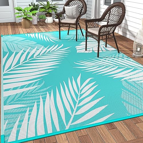 GENIMO Outdoor Rug, Waterproof Plastic Rugs by GENIMO