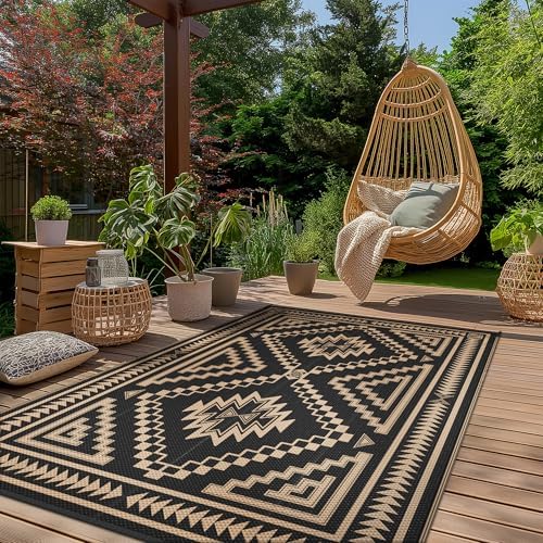 GENIMO Outdoor Rug, Waterproof Plastic Rugs - Image 2