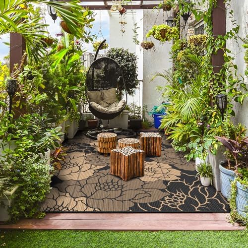 GENIMO Outdoor Rug, Waterproof Plastic Rugs - Image 4