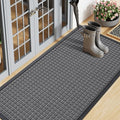 Smiry Front Door Mat Outside Entrance, Natural Rubber Doormat, 71x23 Inch by Smiry