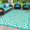 GENIMO Outdoor Rug, Waterproof Plastic Rugs by GENIMO