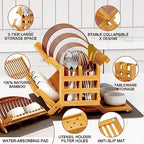 Greenual Bamboo Dish Drying Rack - Image 5