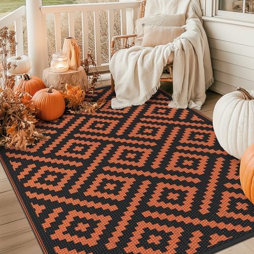 GENIMO Fall Decor Outdoor Rug, Plastic Rugs - Image 2