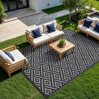 GENIMO Outdoor Rug, Waterproof Plastic Rugs by GENIMO