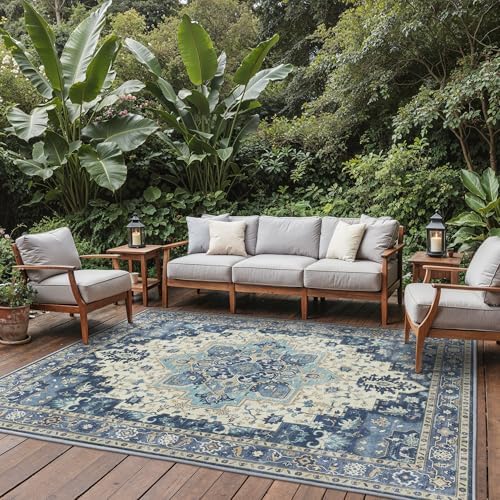 GENIMO Indoor Outdoor Rug, Washable - Image 6