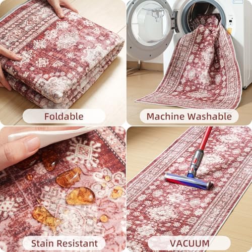 2x5 Runner Rug Washable Non Slip Small Throw Mat - Image 5