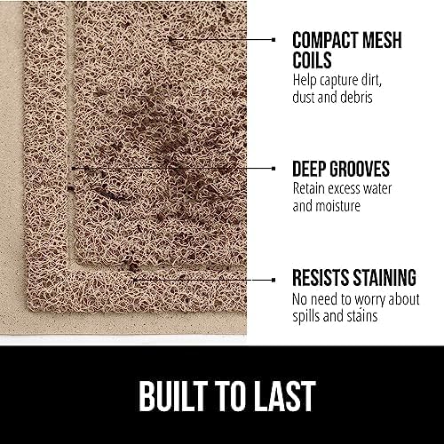 GORILLA GRIP Dirt Grabber Door Mat Durable Mesh - Image 2