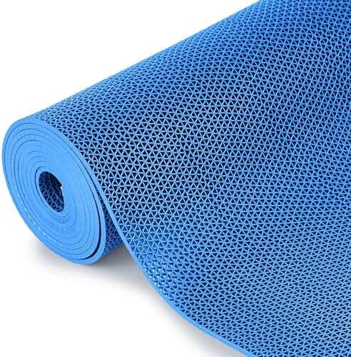 Tinideya 1.3x16.4 ft Non‑Slip Pool Drainage Floor Mat, Commercial & Indoor Wet by Tinideya
