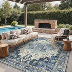 GENIMO Indoor Outdoor Rug, Washable by GENIMO