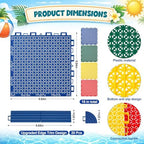 Interlocking Pool Tile 16 Pcs Floor Mat - Image 2