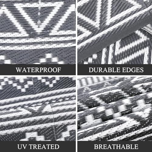 GlowSol 6x9 Outdoor Rug Waterproof Carpet - Image 4