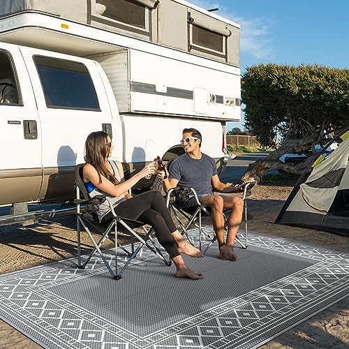 GENIMO Outdoor Rug, Waterproof Plastic Rugs - Image 3