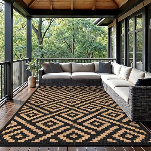 GENIMO Outdoor Rug, Waterproof Plastic Rugs - Image 6