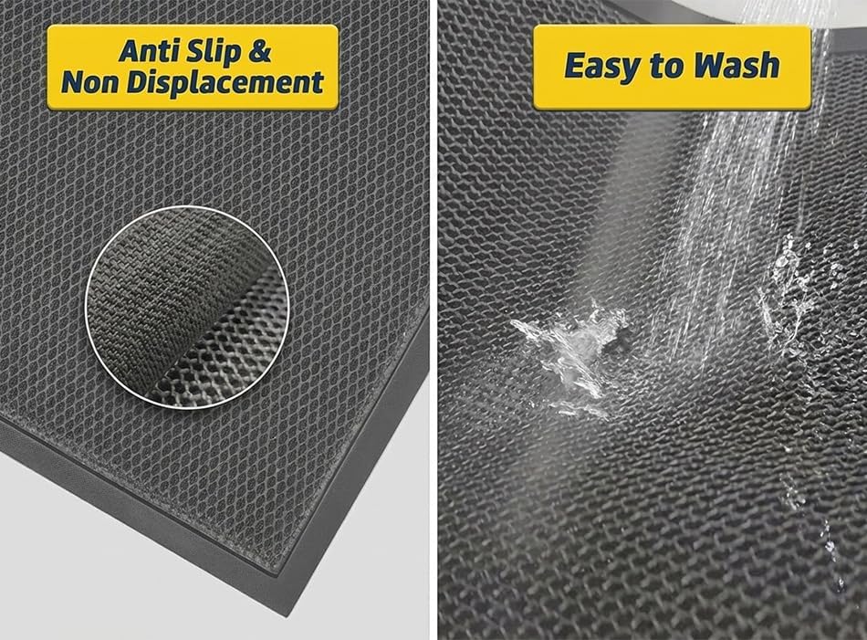 Muddy Mat® Meshy Mat™ Door Mat Heavy-Duty Quick-Dry Floor Mat, Sand & Dirt - Image 4